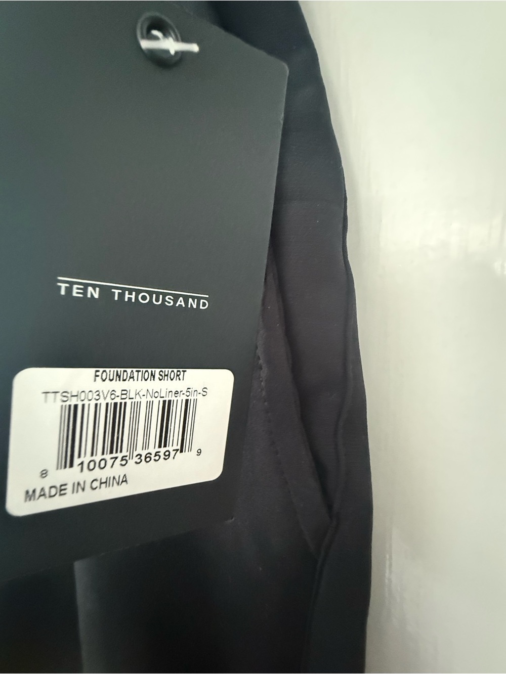 TEN THOUSAND 5” Foundation Shorts Unlined  Black NWT Small S - Picture 2 of 4